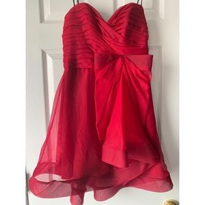 ABS red dress